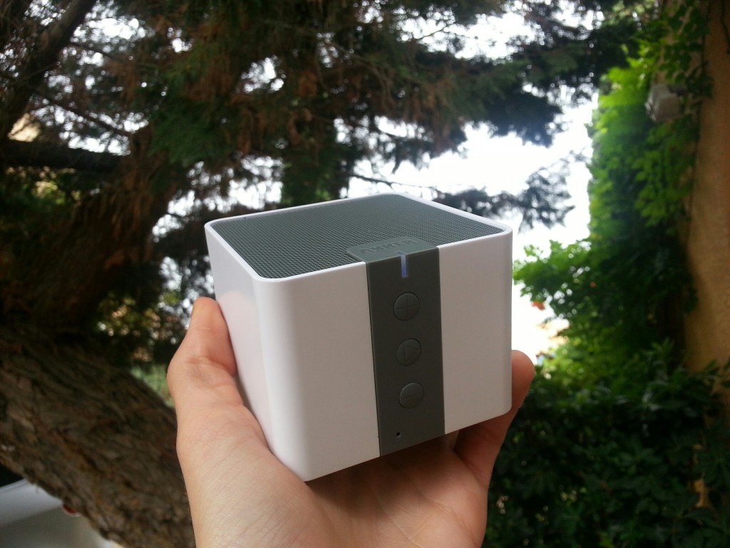 L'enceinte tient parfaitement dans ma main !