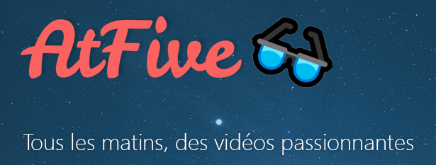 AtFive : une newsletter de vidéos passionnantes tous les matins | 