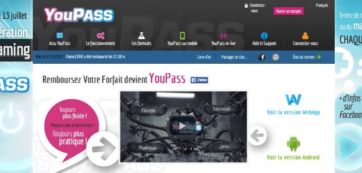 [Concours] YouPass ou comment rembourser votre forfait non utilisé